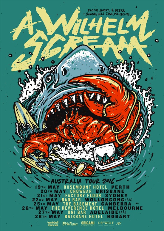 A Wilhelm Scream Tour Poster