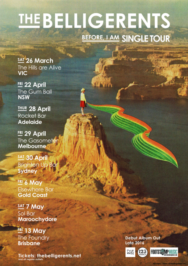 The Belligerents Tour Poster April 2016