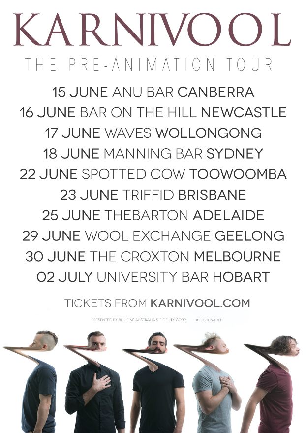 Karnivool Mid 2016 Tour Poster