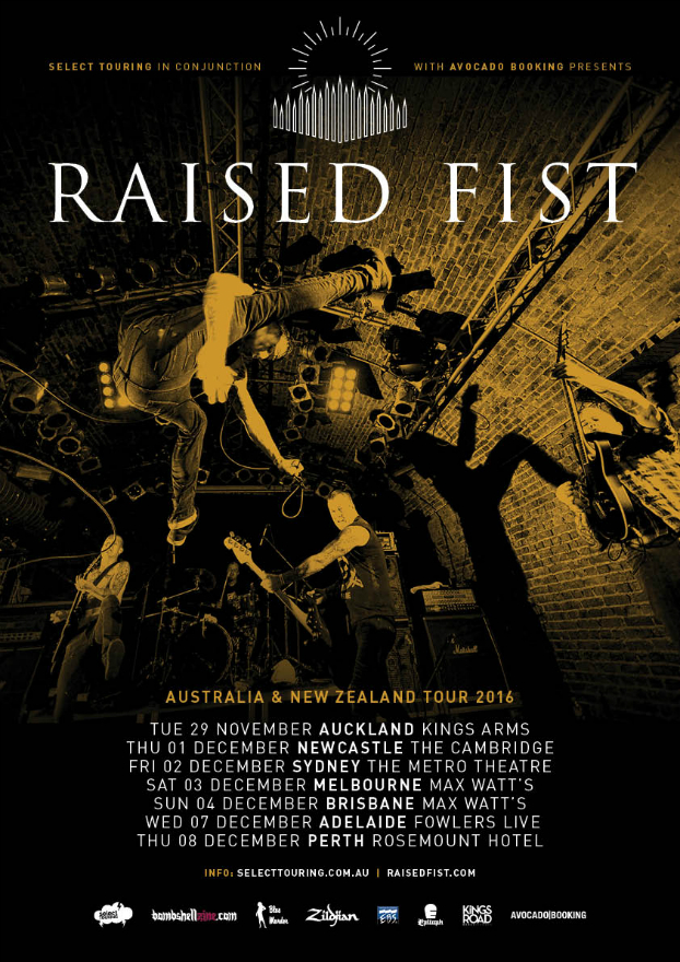 Raised Fist Tour Poster