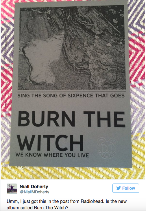Radiohead Mail Burn Witch