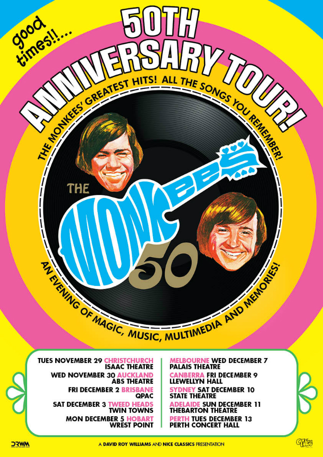 Monkees Tour Poster