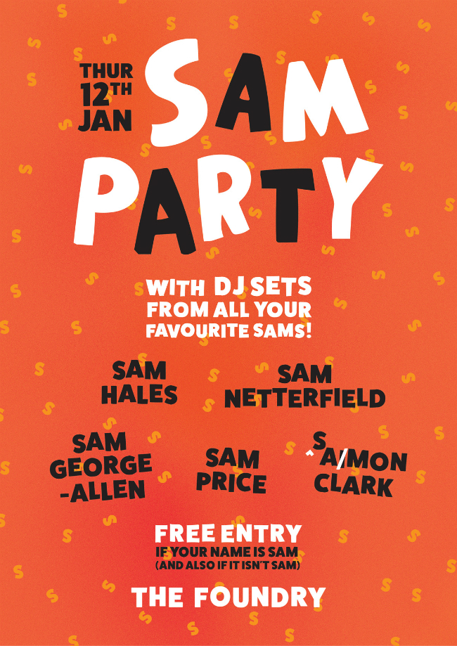 sam-party-foundry-poster